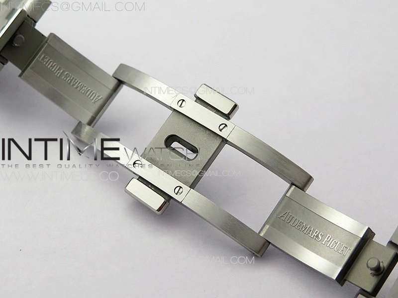 Royal Oak 41mm 15400 SS ZF 1:1 Best Edition Blue Textured Dial on SS Bracelet SA3120 Super Clone