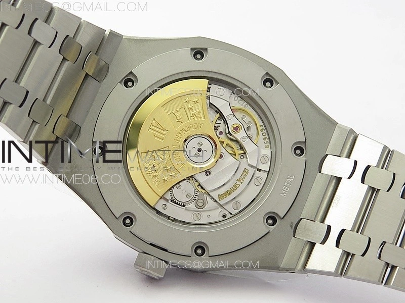 Royal Oak 41mm 15400 SS ZF 1:1 Best Edition Blue Textured Dial on SS Bracelet SA3120 Super Clone