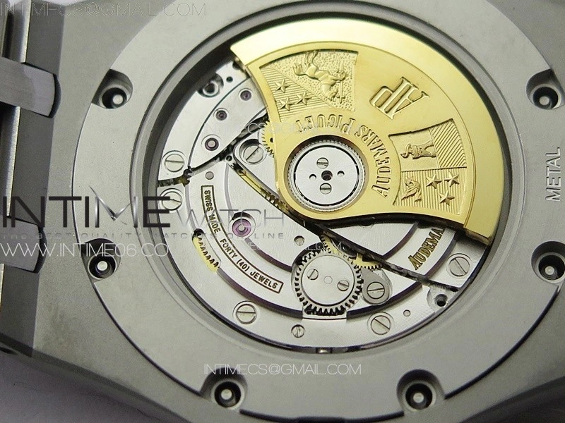 Royal Oak 41mm 15400 SS ZF 1:1 Best Edition Blue Textured Dial on SS Bracelet SA3120 Super Clone