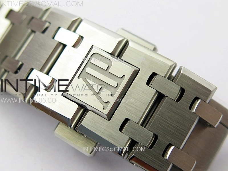 Royal Oak 37mm 15450 SS ZF 1:1 Best Edition Blue Textured Dial on SS Bracelet SA3120 Super Clone