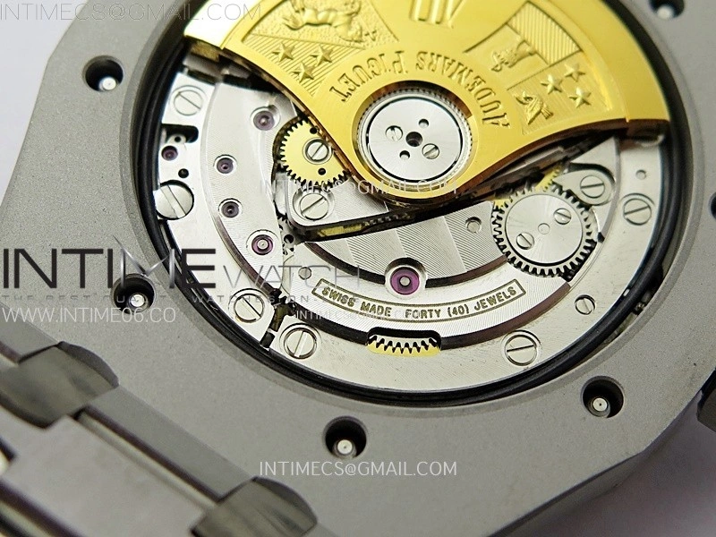 Royal Oak 37mm 15450 SS ZF 1:1 Best Edition Blue Textured Dial on SS Bracelet SA3120 Super Clone