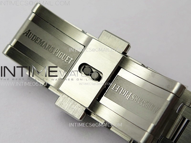Royal Oak 37mm 15450 SS ZF 1:1 Best Edition Gray Textured Dial on SS Bracelet SA3120 Super Clone