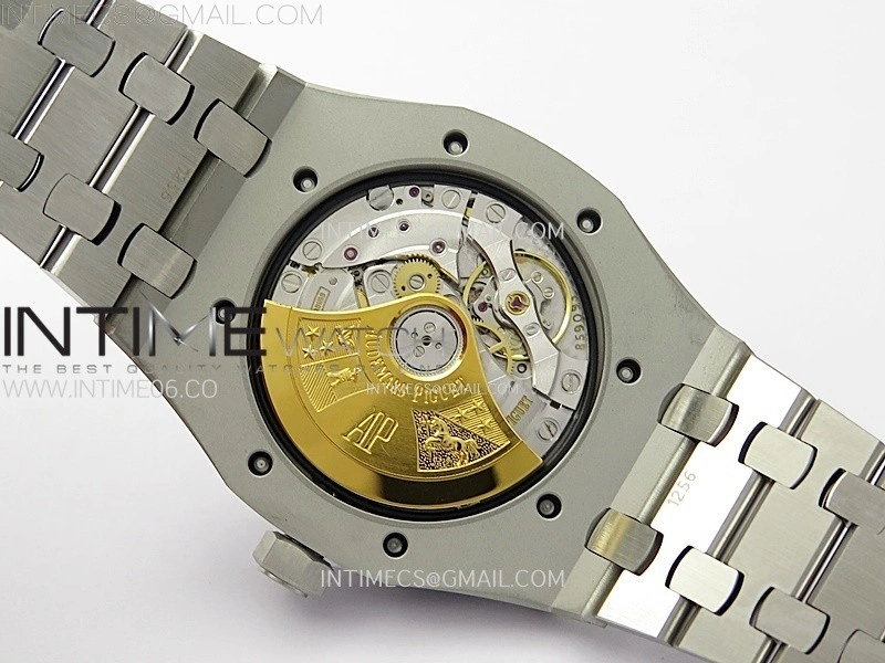 Royal Oak 37mm 15450 SS ZF 1:1 Best Edition Gray Textured Dial on SS Bracelet SA3120 Super Clone