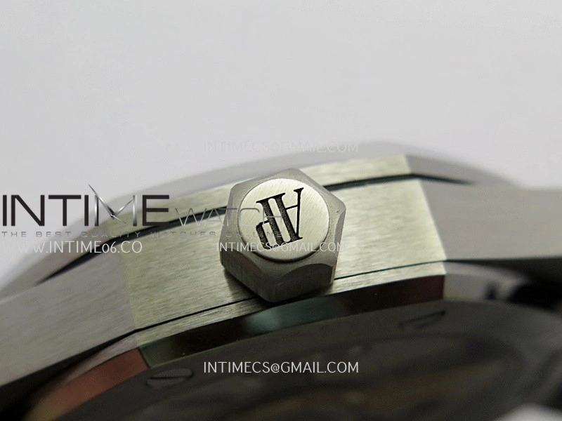 Royal Oak 41mm 15510 SS DDF 1:1 Best Edition Black Dial On Black Rubber Strap Super Clone DD4302