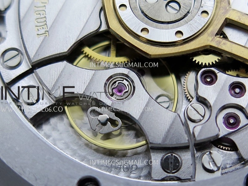 Royal Oak 41mm 15510 SS DDF 1:1 Best Edition Black Dial On Black Rubber Strap Super Clone DD4302