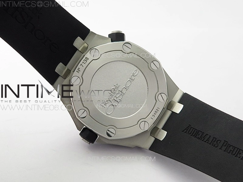 Royal Oak Offshore Diver 15703 APSF 1:1 Best Edition Black Dial on Black Rubber Strap A3120 Super Clone V3