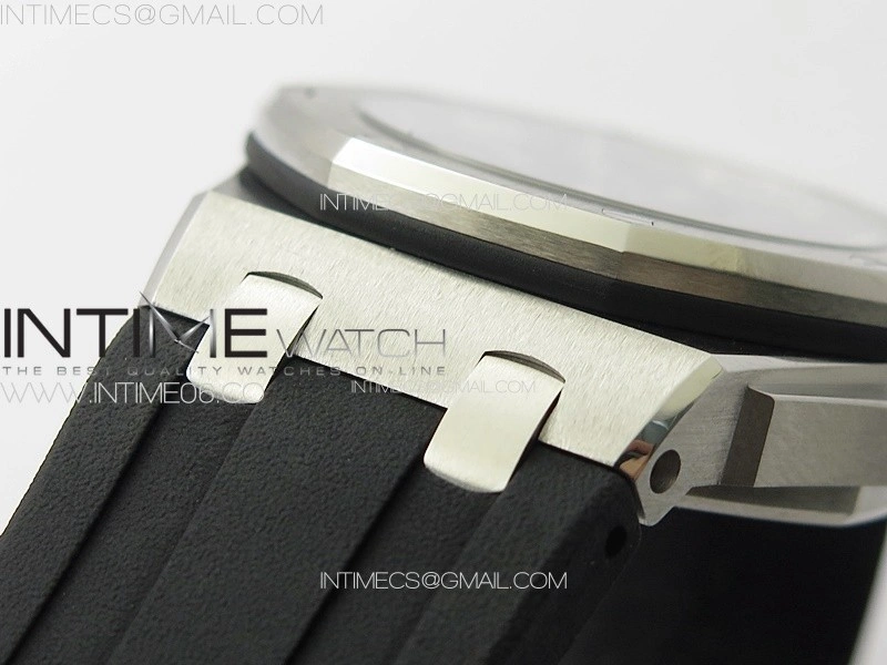 Royal Oak Offshore Diver 15703 APSF 1:1 Best Edition Black Dial on Black Rubber Strap A3120 Super Clone V3
