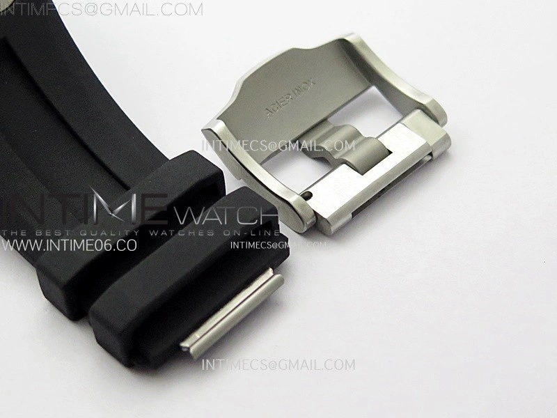 Royal Oak Offshore Diver 15720 Ceramic Bezel APSF 1:1 Best Edition Black Dial on Black Rubber Strap SA4308