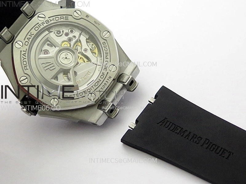 Royal Oak Offshore Diver 15720 Ceramic Bezel APSF 1:1 Best Edition Black Dial on Black Rubber Strap SA4308