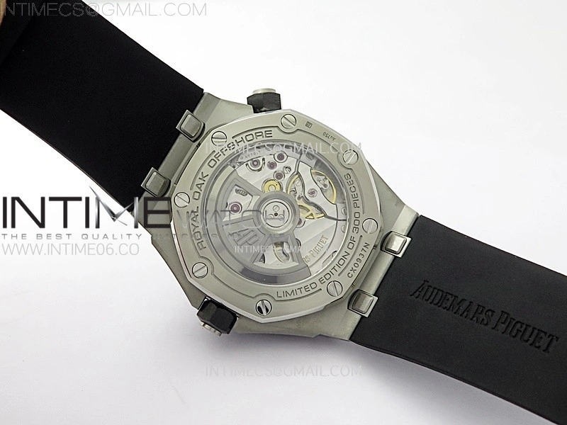 Royal Oak Offshore Diver 15720 Ceramic Bezel APSF 1:1 Best Edition Black Dial on Black Rubber Strap SA4308