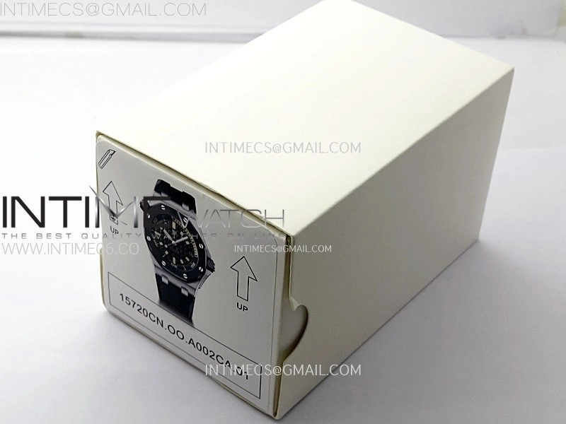 Royal Oak Offshore Diver 15720 Ceramic Bezel APSF 1:1 Best Edition Black Dial on Black Rubber Strap SA4308