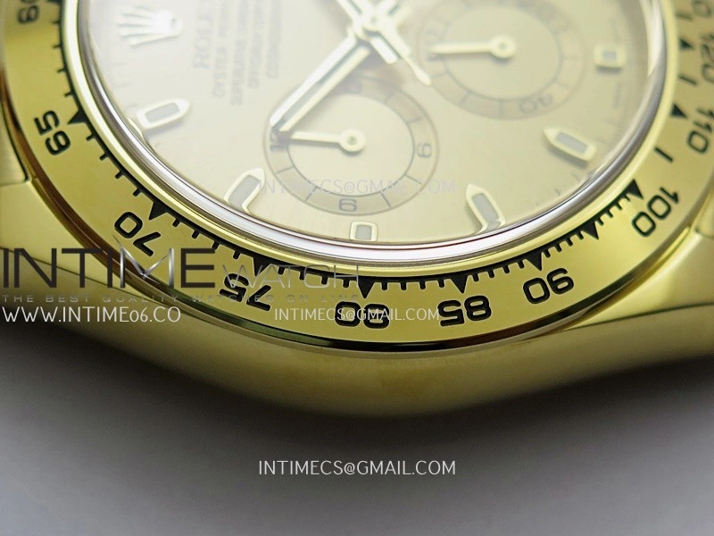 Daytona 116508 904L YG VF 1:1 Best Edition YG Dial Stick Marker On 904L YG Bracelet DD4130