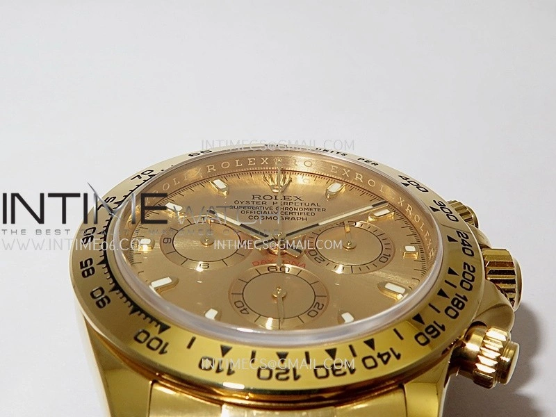 Daytona 116508 904L YG VF 1:1 Best Edition YG Dial Stick Marker On 904L YG Bracelet DD4130