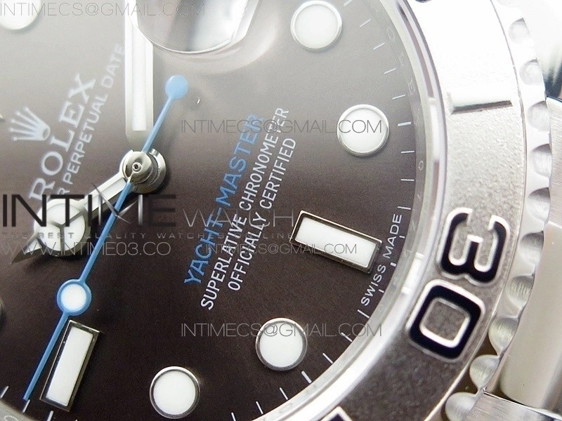 Yacht-Master 116622 904L SS GMF 1:1 Best Edition Baselworld Gray Dial on 904L SS Bracelet A2836