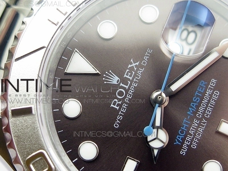 Yacht-Master 116622 904L SS GMF 1:1 Best Edition Baselworld Gray Dial on 904L SS Bracelet A2836