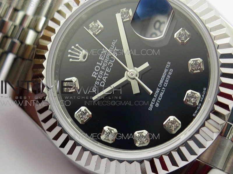 Datejust 28mm 279174 SS BP Best Edition Black Crystal Markers Dial on SS Jubilee Bracelet ETA2671