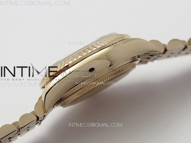Datejust 28mm 279179 RG APSF Best Edition Green Dial Crystals Markers on SS Jubilee Bracelet NH05