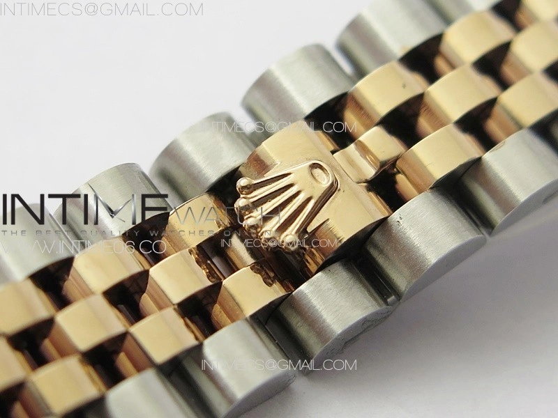 Datejust 28mm 279179 SS RG APSF Best Edition Gray Dial Roman Markers on SS RG Jubilee Bracelet NH05