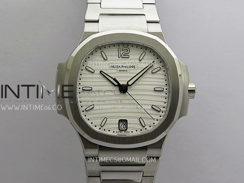 Nautilus 7118 Ladies SS DDF 1:1 Best Edition Silver Dial On SS Bracelet Super Clone DD26-330