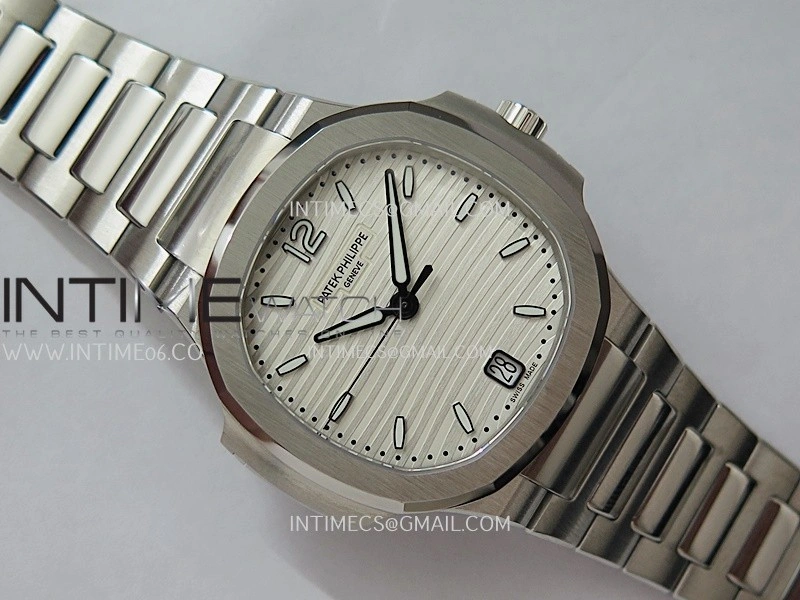 Nautilus 7118 Ladies SS DDF 1:1 Best Edition Silver Dial On SS Bracelet Super Clone DD26-330