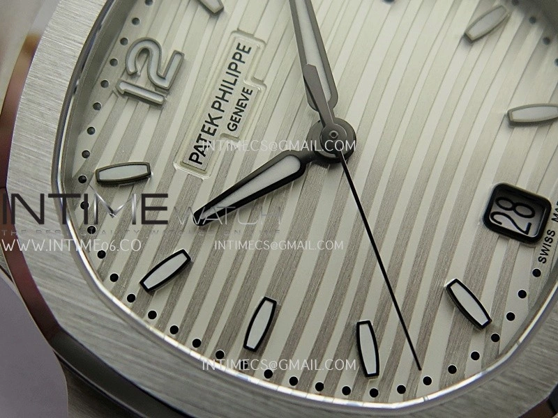 Nautilus 7118 Ladies SS DDF 1:1 Best Edition Silver Dial On SS Bracelet Super Clone DD26-330