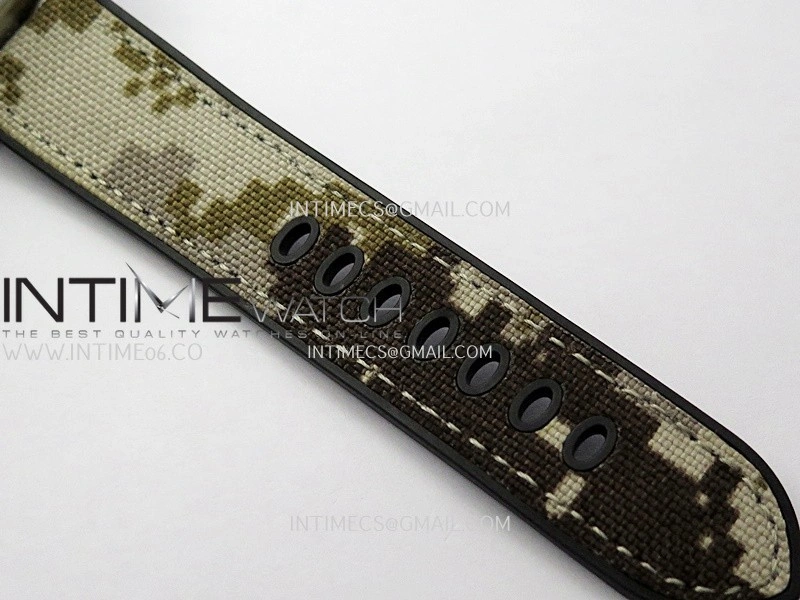 PAM1518 Submersible 44mm VSF 1:1 Best Edition Gray Ombre Dial on Camouflage Strap P900