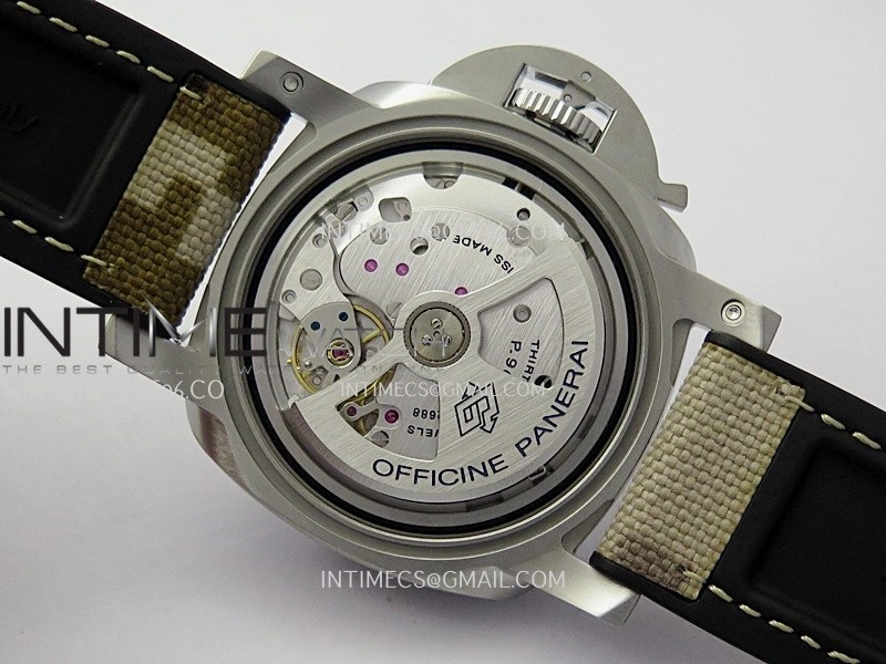 PAM1518 Submersible 44mm VSF 1:1 Best Edition Gray Ombre Dial on Camouflage Strap P900