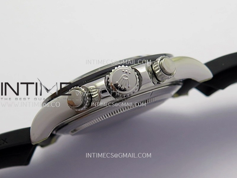 Daytona 116519 904L SS UFO 1:1 Best Edition Gray Dial On Black Oysterflex Rubber Strap UF4130