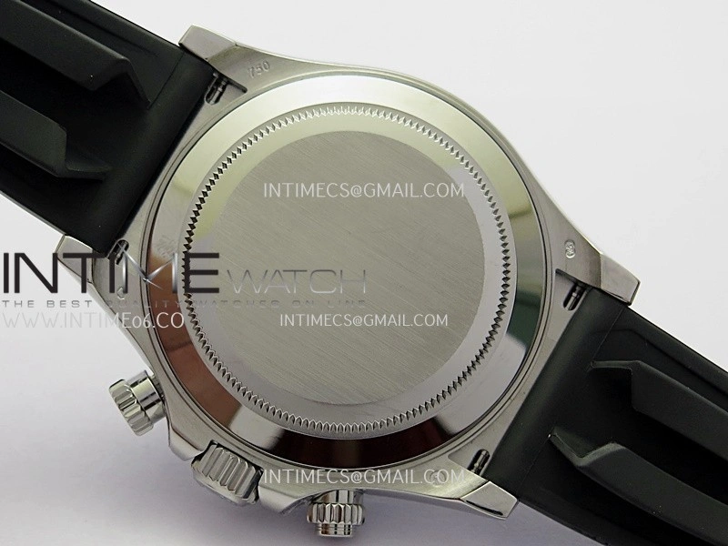 Daytona 116519 904L SS UFO 1:1 Best Edition Gray Dial On Black Oysterflex Rubber Strap UF4130