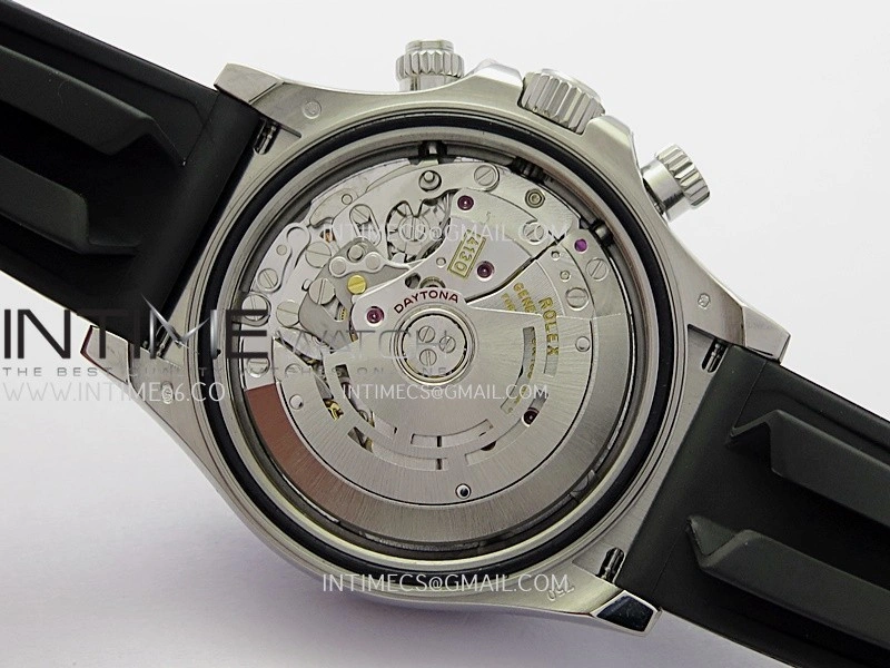 Daytona 116519 904L SS UFO 1:1 Best Edition Gray Dial On Black Oysterflex Rubber Strap UF4130