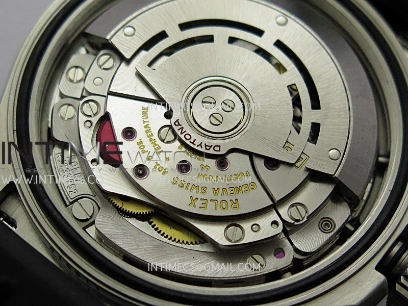 Daytona 116519 904L SS UFO 1:1 Best Edition Gray Dial On Black Oysterflex Rubber Strap UF4130