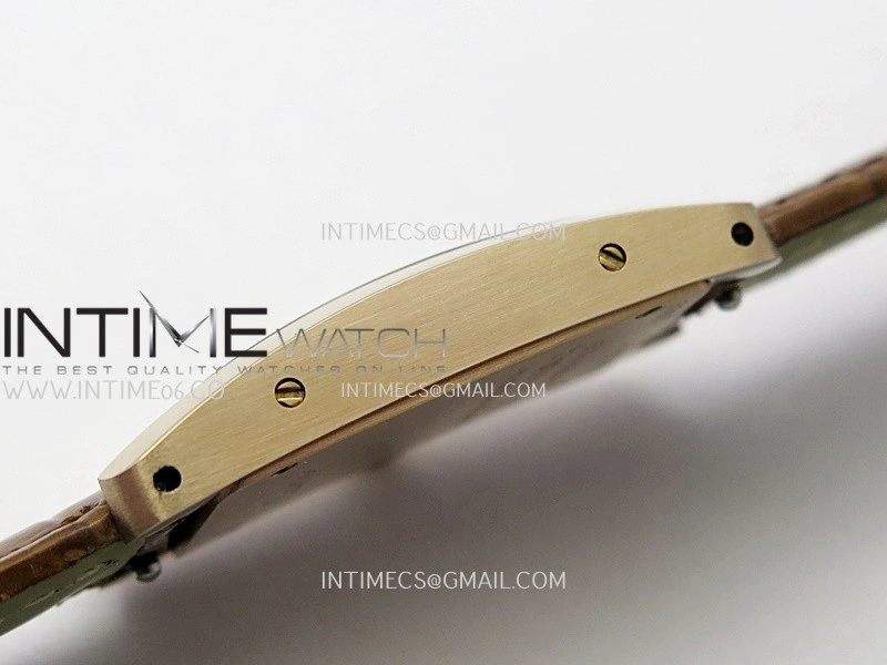 Tank WSTA0016 19mm RG Bezel 8848F Best Edition Silver Dial On Brown Leather Strap Ronda Quartz