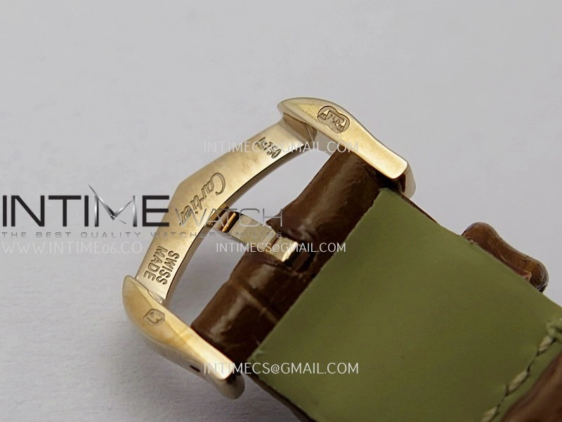 Tank WSTA0016 19mm RG Bezel 8848F Best Edition Silver Dial On Brown Leather Strap Ronda Quartz