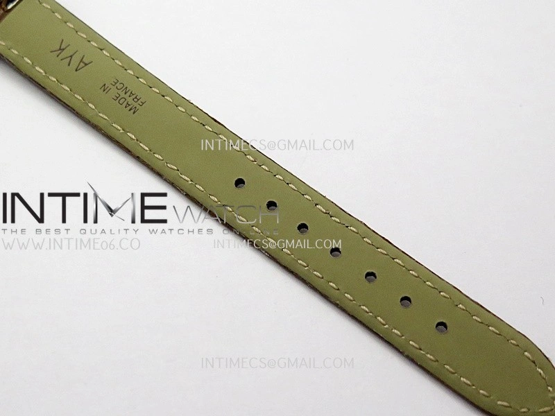 Tank WSTA0016 19mm RG Bezel 8848F Best Edition Silver Dial On Brown Leather Strap Ronda Quartz
