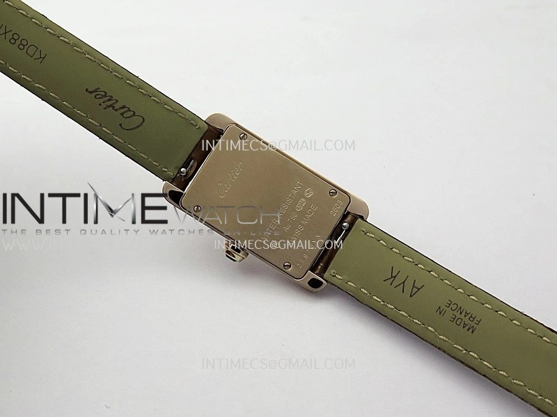 Tank WSTA0016 19mm RG Bezel 8848F Best Edition Silver Dial On Brown Leather Strap Ronda Quartz