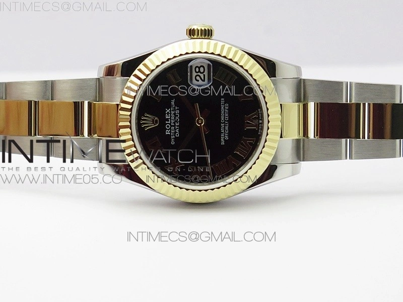 Datejust 31mm 278273 SS YG BP Best Edition Black Roman Markers Dial on SS YG Oyster Bracelet