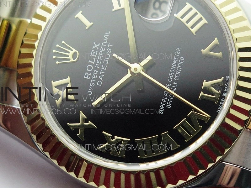 Datejust 31mm 278273 SS YG BP Best Edition Black Roman Markers Dial on SS YG Oyster Bracelet