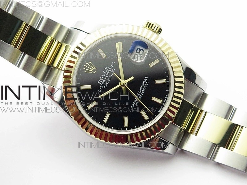 Datejust 31mm 278273 SS YG BP Best Edition Black Stick Markers Dial on SS YG Oyster Bracelet