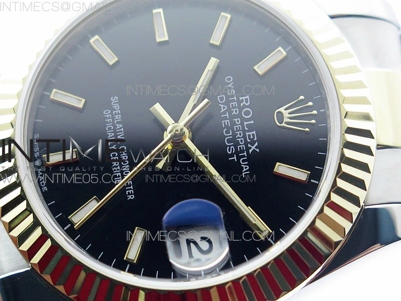 Datejust 31mm 278273 SS YG BP Best Edition Black Stick Markers Dial on SS YG Oyster Bracelet