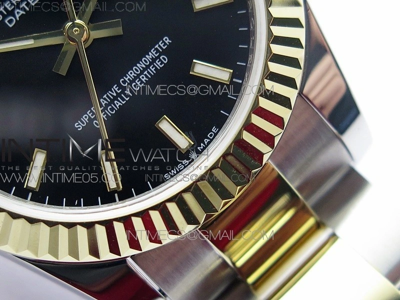 Datejust 31mm 278273 SS YG BP Best Edition Black Stick Markers Dial on SS YG Oyster Bracelet