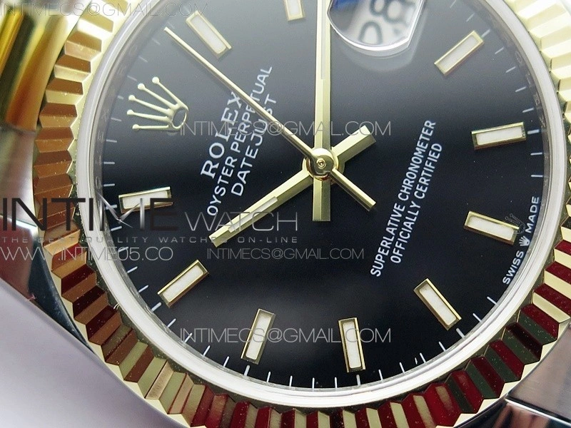 Datejust 31mm 278273 SS YG BP Best Edition Black Stick Markers Dial on SS YG Oyster Bracelet