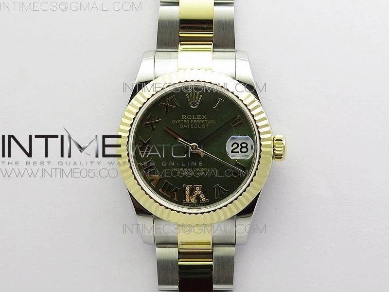 Datejust 31mm 278273 SS YG BP Best Edition Brown Roman Markers Dial on SS YG Oyster Bracelet