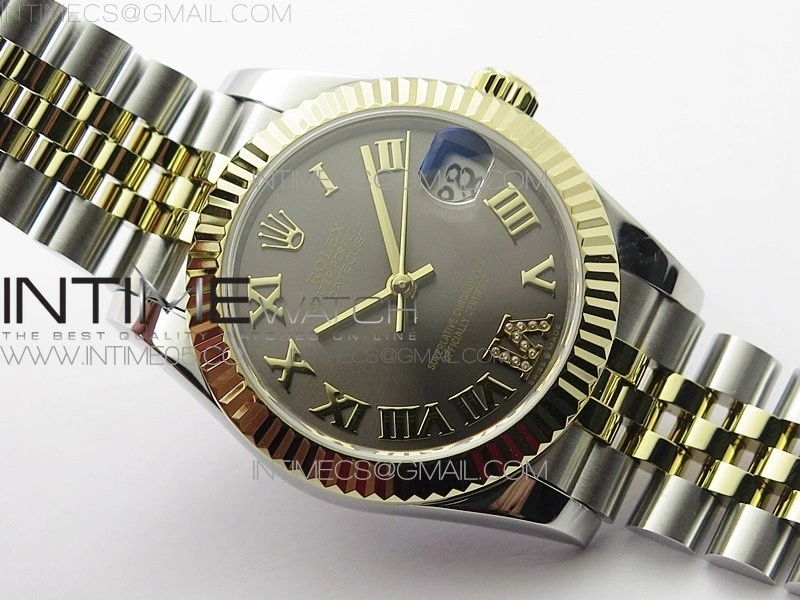 Datejust 31mm 278273 SS YG BP Best Edition Gray Roman Markers Dial on SS YG Jubilee Bracelet