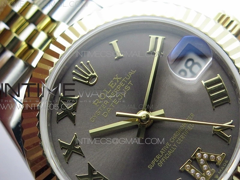 Datejust 31mm 278273 SS YG BP Best Edition Gray Roman Markers Dial on SS YG Jubilee Bracelet