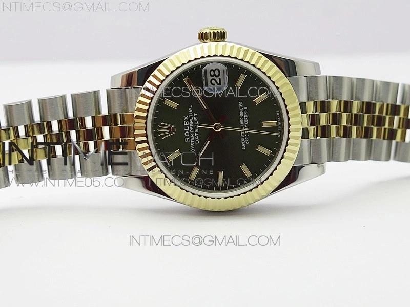 Datejust 31mm 278273 SS YG BP Best Edition Gray Stick Markers Dial on SS YG Jubilee Bracelet