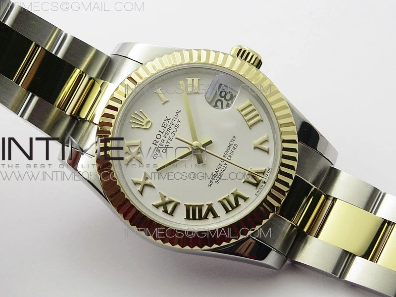 Datejust 31mm 278273 SS YG BP Best Edition White Roman Markers Dial on SS YG Oyster Bracelet