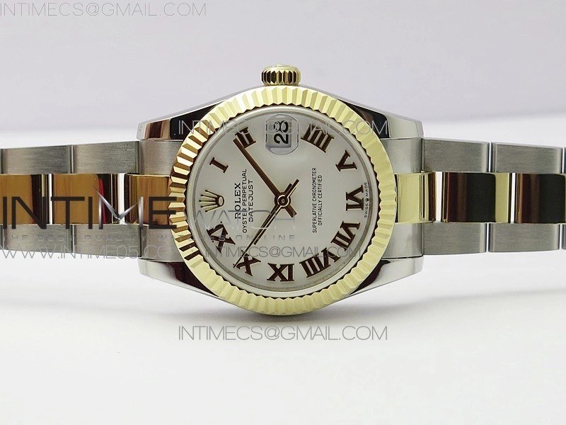 Datejust 31mm 278273 SS YG BP Best Edition White Roman Markers Dial on SS YG Oyster Bracelet