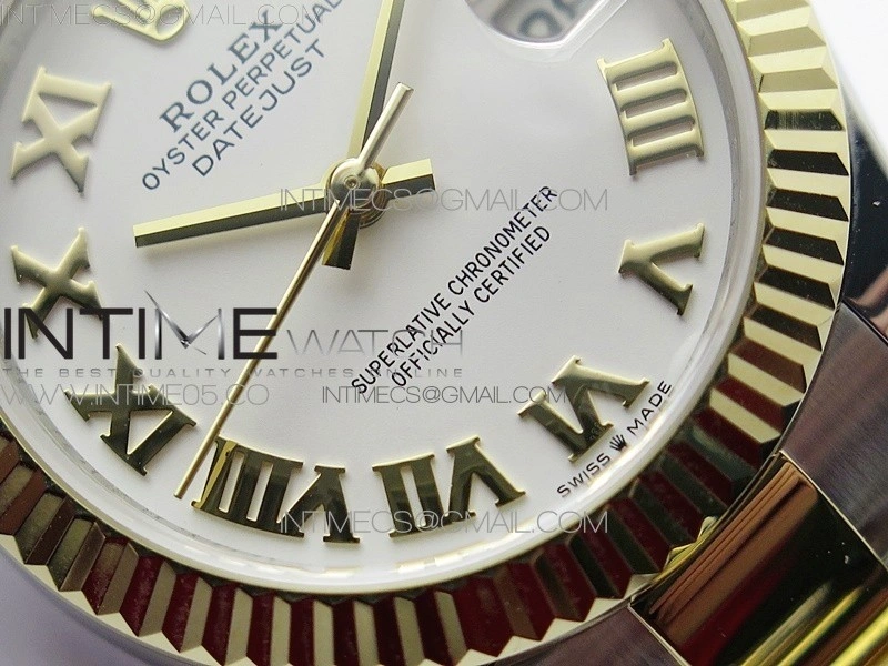 Datejust 31mm 278273 SS YG BP Best Edition White Roman Markers Dial on SS YG Oyster Bracelet