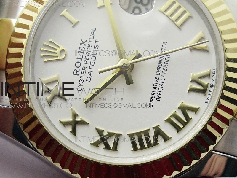Datejust 31mm 278273 SS YG BP Best Edition White Roman Markers Dial on SS YG Oyster Bracelet