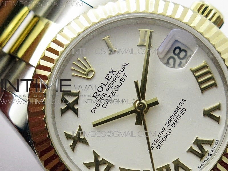Datejust 31mm 278273 SS YG BP Best Edition White Roman Markers Dial on SS YG Oyster Bracelet